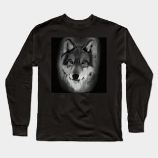 Grey wolf Long Sleeve T-Shirt